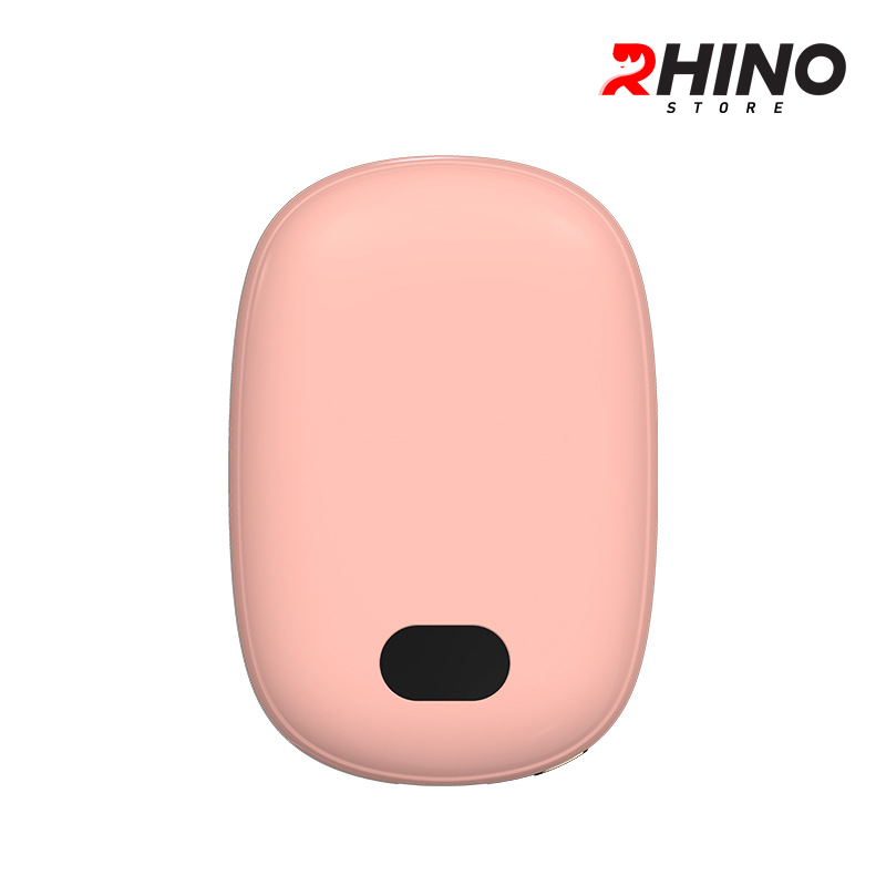 Máy sưởi ấm mini chạy pin cầm tay đèn LED Rhino W303, 3 mức độ nhiệt,  Làm ấm nhanh _ Hàng chính hãng