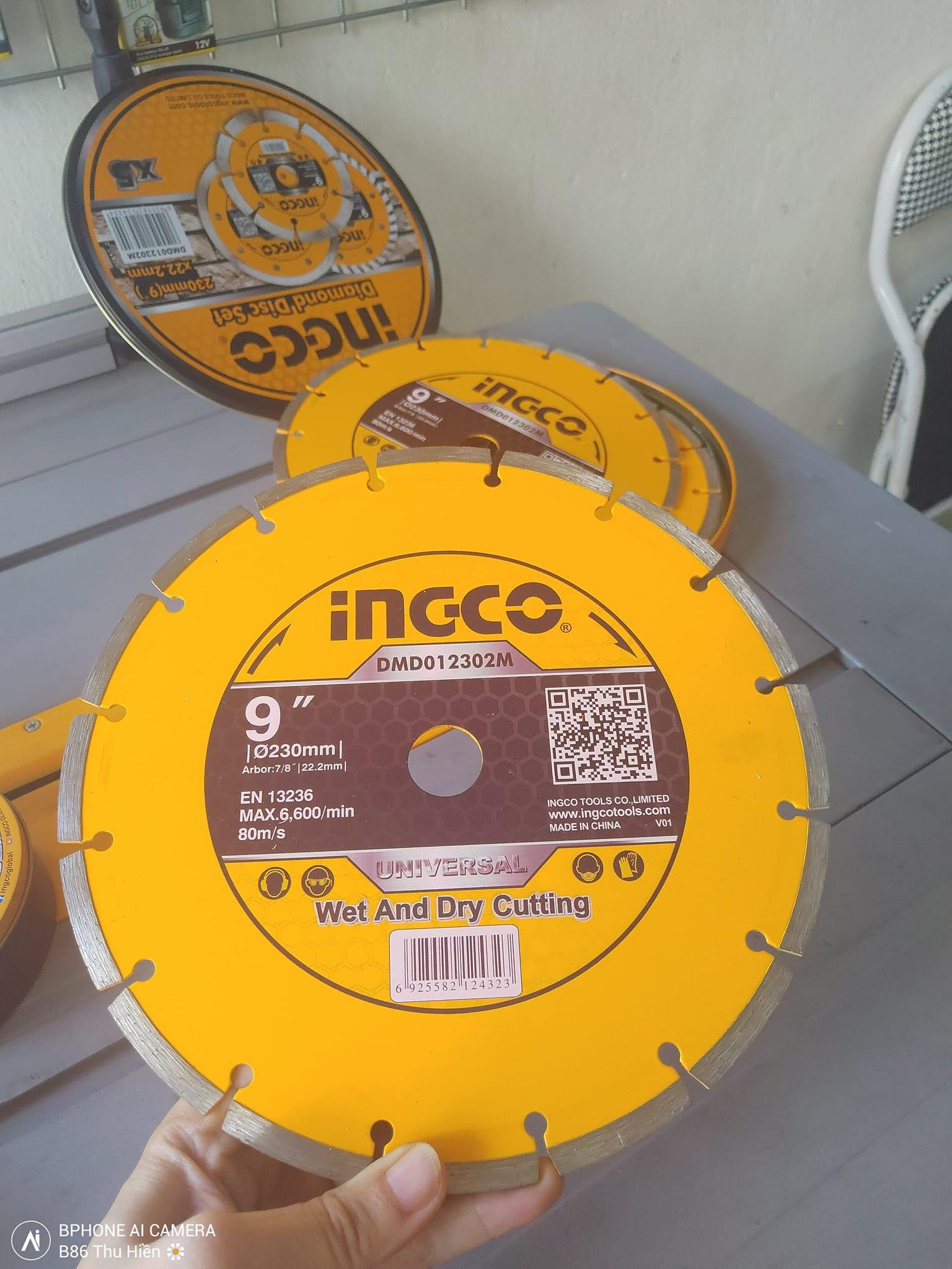 ĐĨA CẮT GẠCH KHÔ INGCO ĐẦY ĐỦ KÍCH CỠ - HÀNG CHÍNH HÃNG