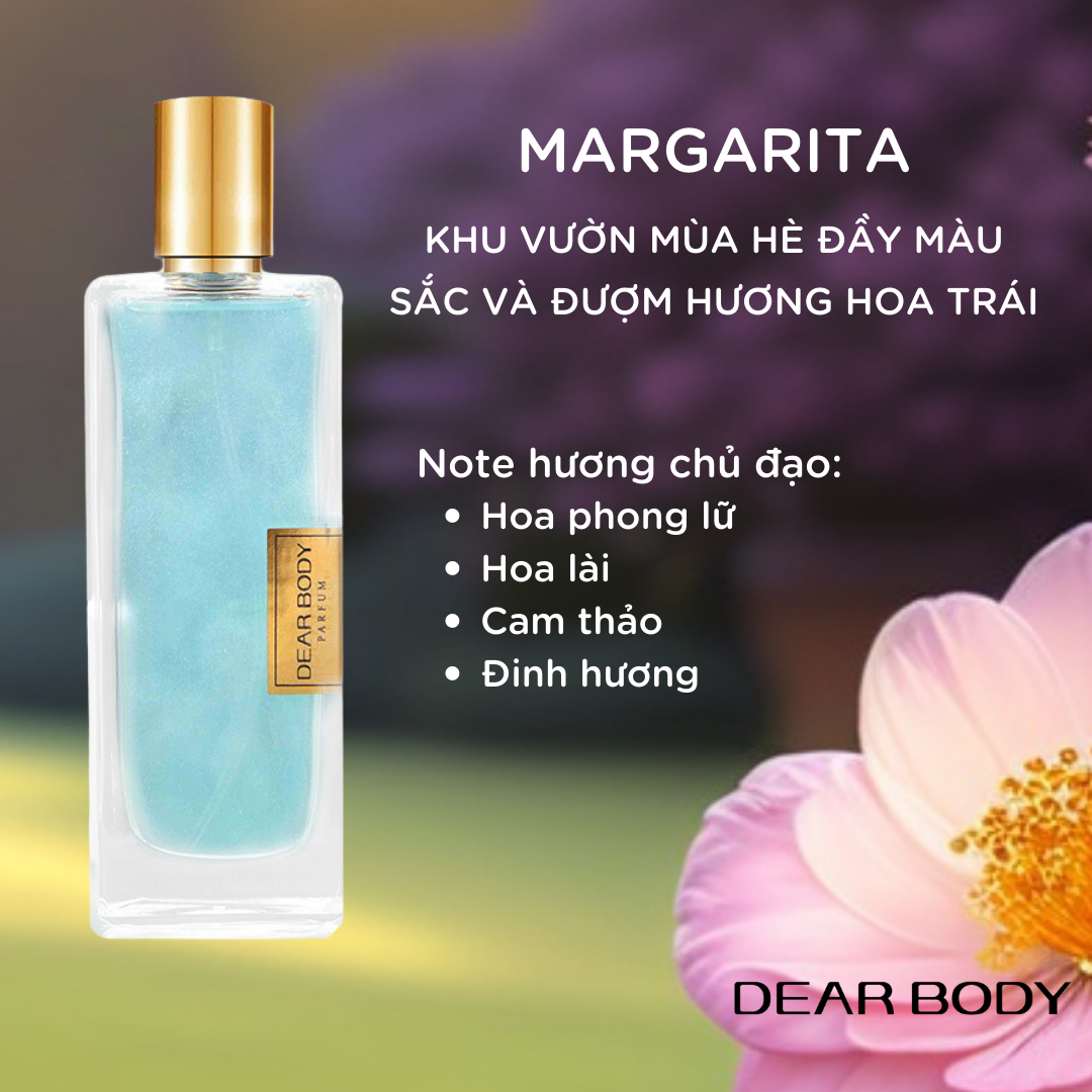 Nước Hoa DEAR BODY 50ml - Dạng Kim Tuyến Lấp Lánh - Hương Thơm Quyến Rũ - Ngọt Ngào - Hấp Dẫn - Lưu Hương Tới 12h
