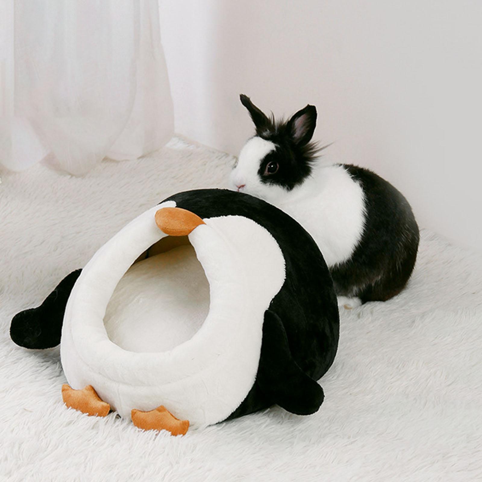 Bed Cave Nest Hut Semi Enclosed Bunny Rabbit Bed for Kittens Guinea