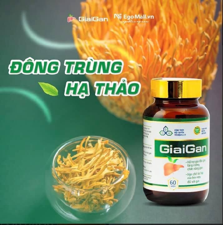 Viên uống giải độc, tăng cường chức năng gan GiaiGan, giúp giải độc gan hiệu quả với Công thức độc quyền từ Viện R.I.F.F