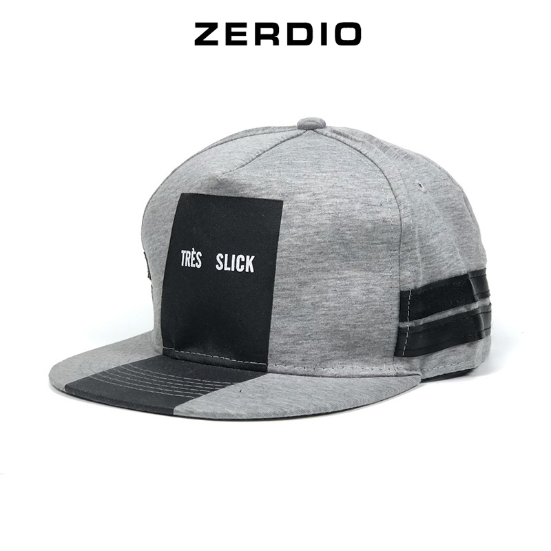 Nón Snapback hiphop Tres Slick xám cho cả nam và nữ