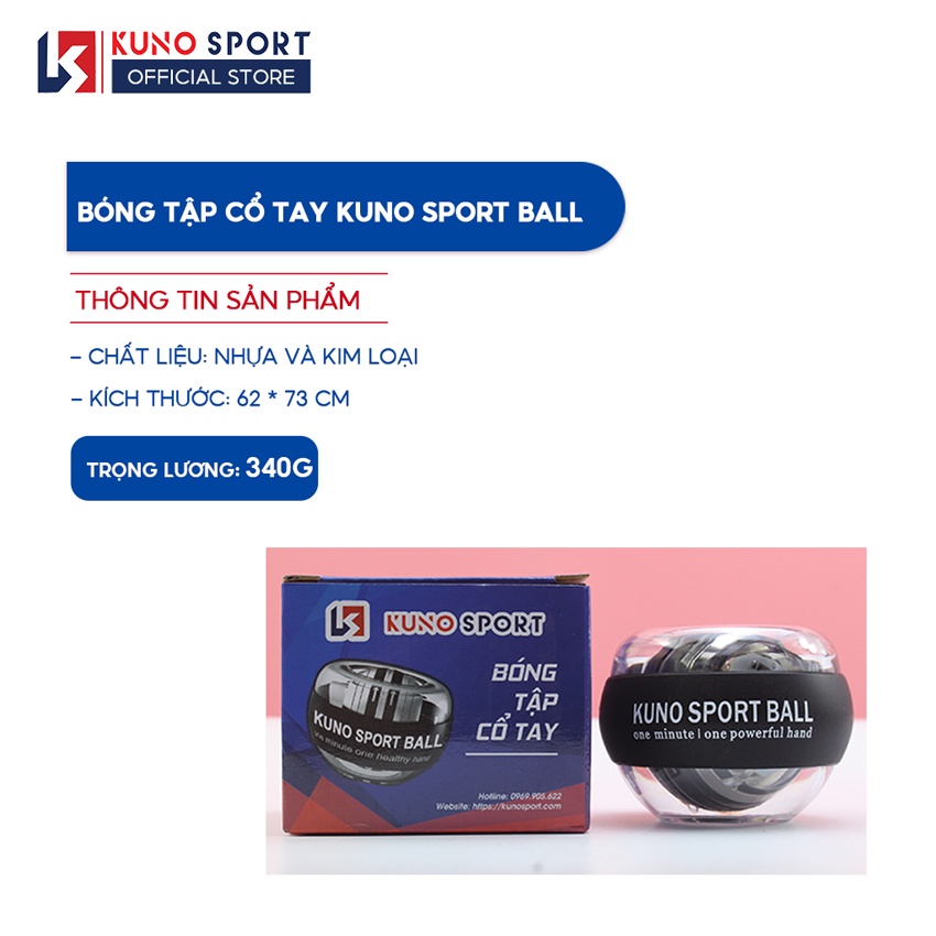 Bóng Tập Cổ Tay KUNOSPORT BALL Thiết Kế Xoay Tròn Chuyên Nghiệp Luyện Tập Cổ Tay, Cánh Tay Chơi Thể Thao