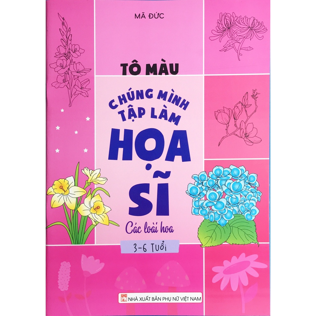 Sách - Combo 7 cuốn Tô Màu Chúng Mình Tập Làm Họa Sĩ - ndbooks