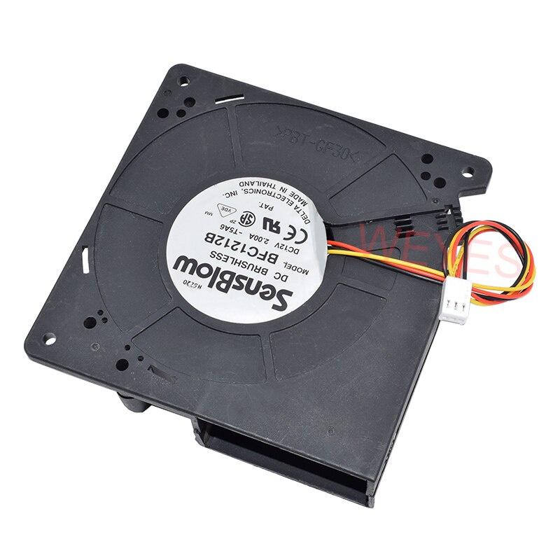 Quạt tản nhiệt 3 dây BFC12B -T5A6 DC12V 2.00A 2A 12CM mới