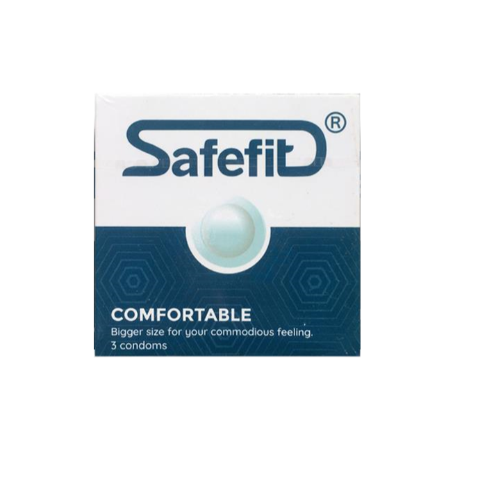 Bao cao su siêu mỏng SafeFit Comfortable - hộp12 chiếc tặng 3 chiếc
