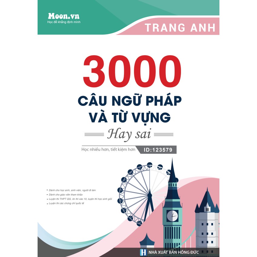 Combo 3 sách ID ôn luyện Tiếng Anh cô Trang Anh