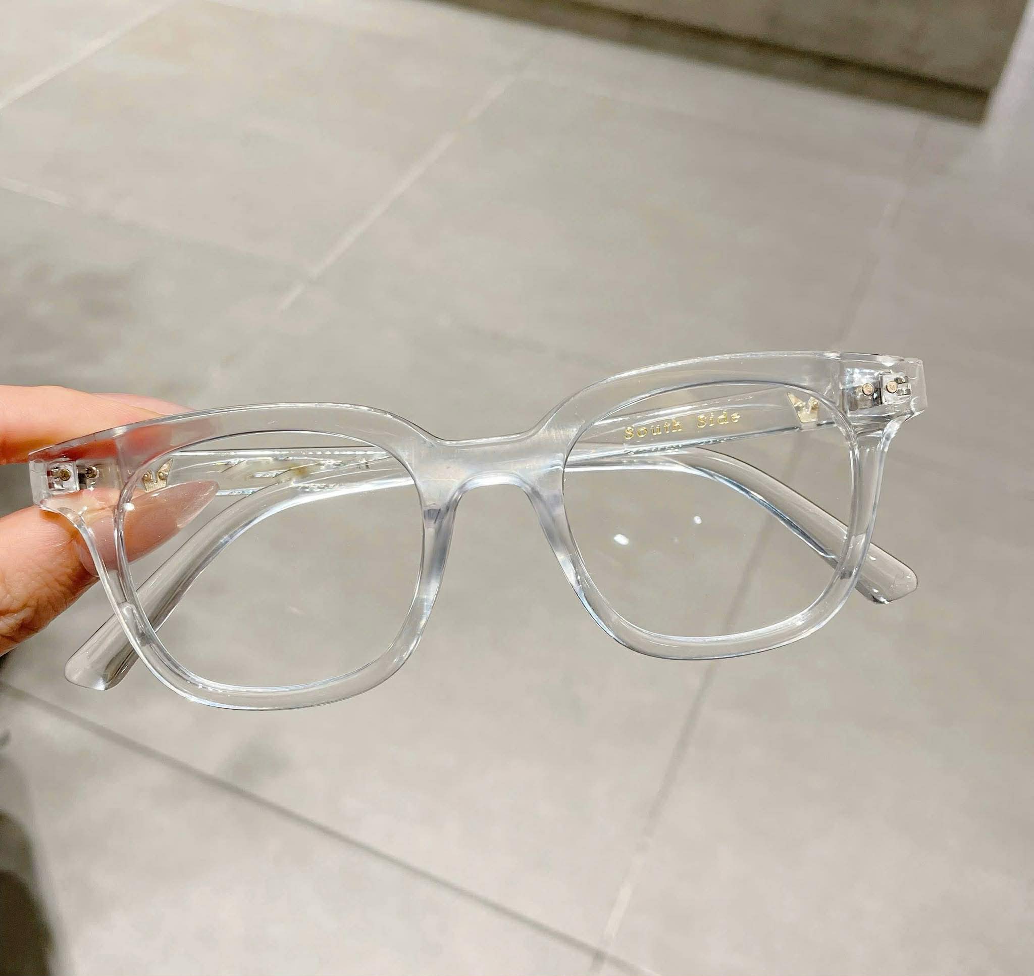 Kính mắt chống ánh sáng xanh dáng vuông basic cao cấp cho nam nữ