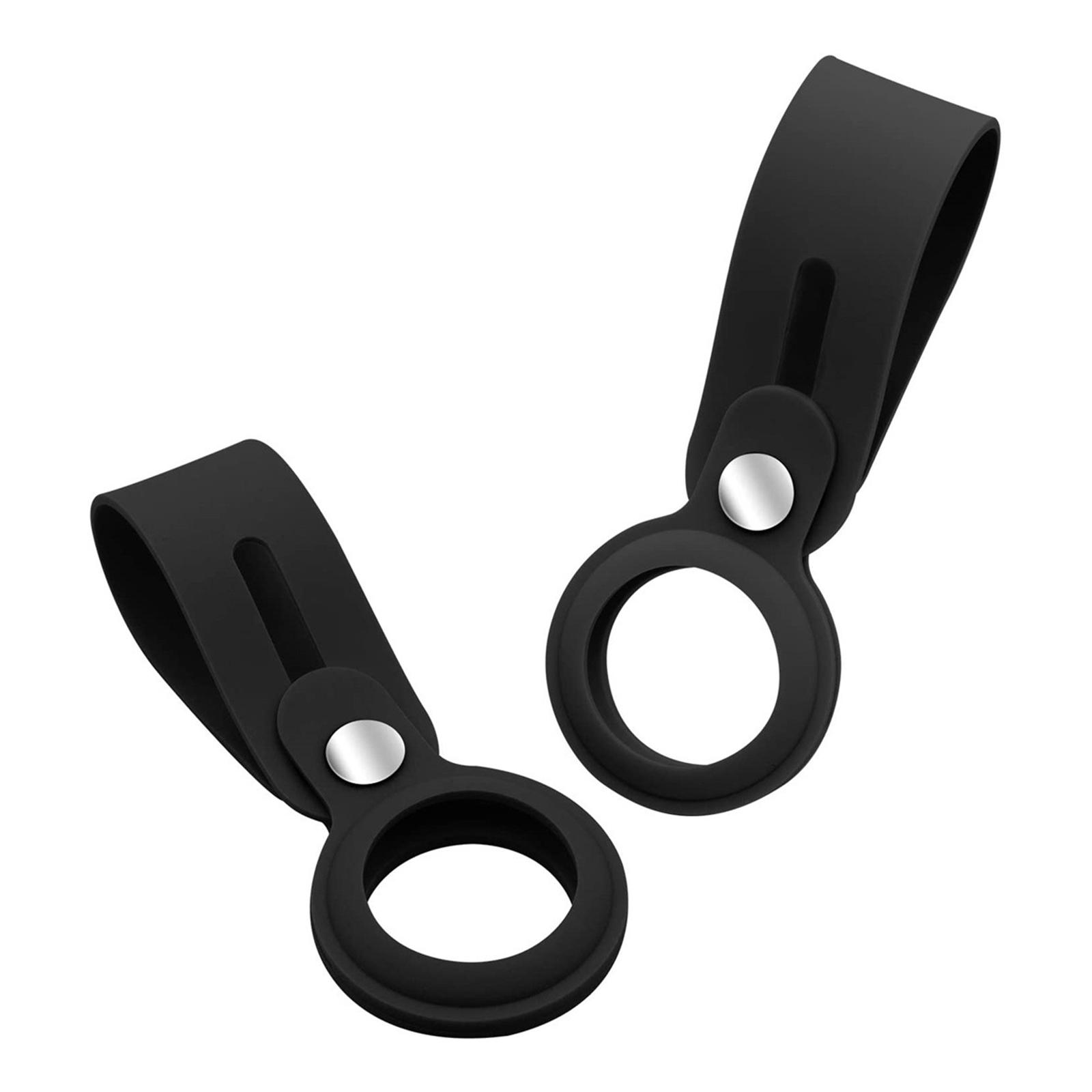 Soft Silicone Case Compatible with AirTags, Silicone Protective Cover for AirTag Keychain Holder Tracker Finder