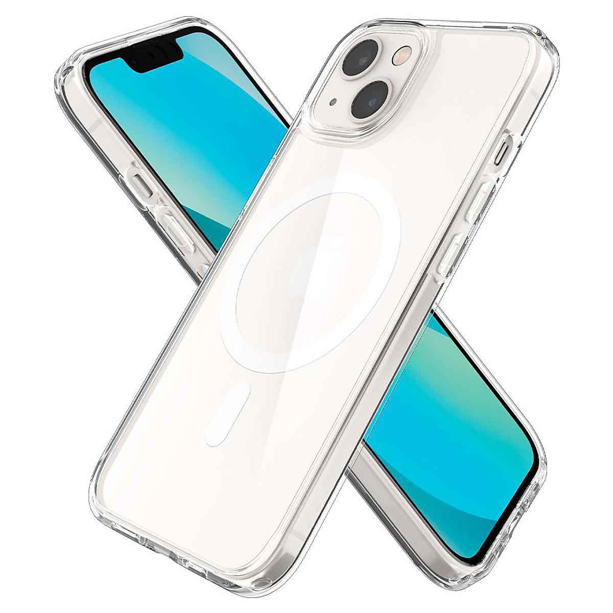 Ốp Lưng Hybrid Clear Case Trong Suốt Hỗ Trợ Sạc Từ Tính Dành Cho Iphone 14 14 Plus 14 Pro 14 Pro Max - Hàng Chính Hãng - Iphone 14