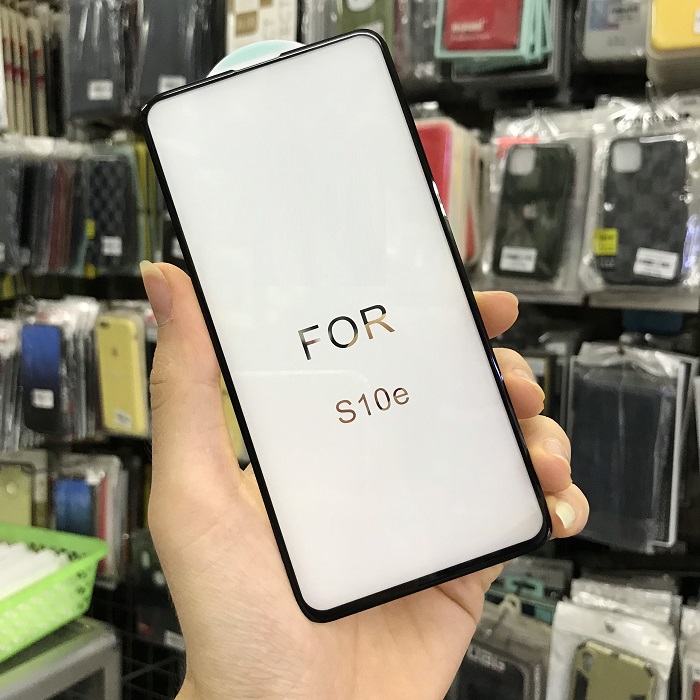 Tấm dán kính cường lực full màn hình 5D xịn dành cho SamSung Galaxy S10e, S10 Lite