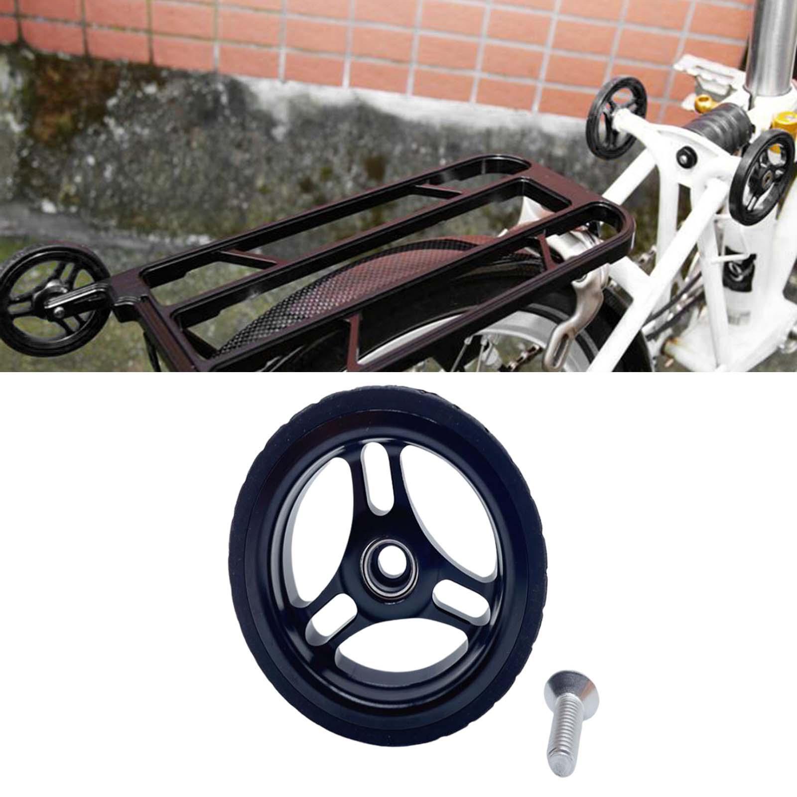 High Strength Folding Bike Easy Wheel Easywheel Bracket Set Sealed Bearing for BMX