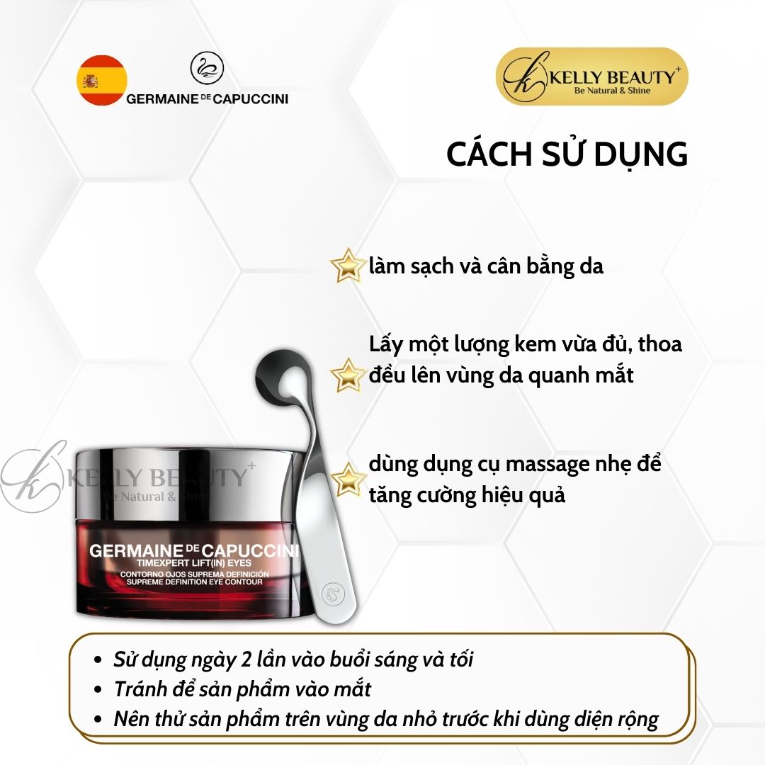 Kem Dưỡng Mắt GERMAINE TIMEXPERT LIFT Supreme Definition Eye Contour | Kelly Beauty