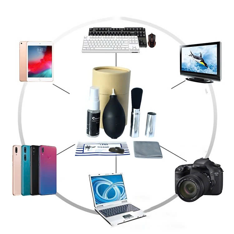 Bộ vệ sinh chuyên dụng dành cho Laptop máy tính Macbook Lens Máy ảnh Điện thoại Ipad Kính mắt Tivi - Hàng Chính Hãng