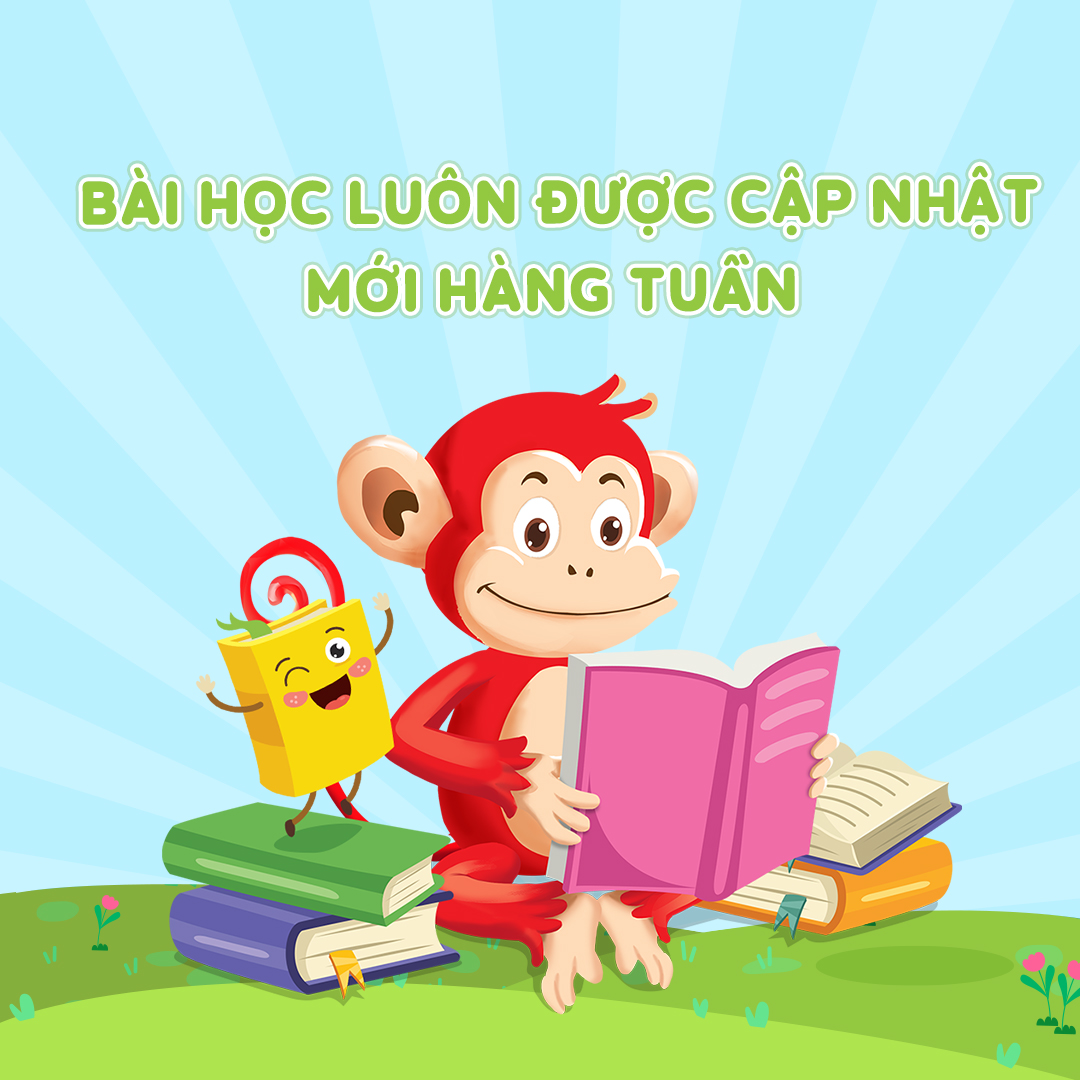 Ứng Dụng Học Ngôn Ngữ Monkey Junior - Tiếng Anh Cho Trẻ Mới Bắt Đầu - Gói 24 Tháng