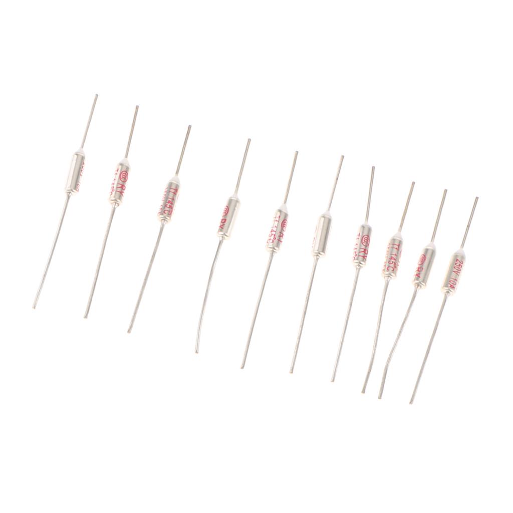 10 Miếng Cầu Chì Nhiệt Cắt TF 145C 250 V 10A