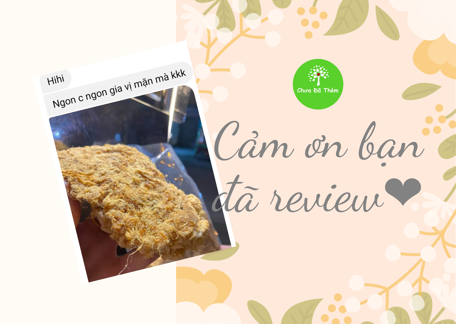 Cơm cháy 2 vị chà bông + mắm hành