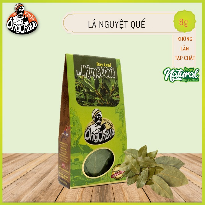 Hộp Lá Nguyệt Quế Ông Chà Và 8gr (Bay leaf)