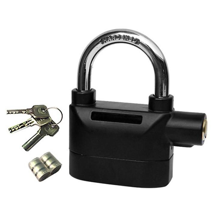 Khóa Chống Trộm Xe Máy Thông Minh Có Còi Báo Động, Ổ Khóa Chống Trộm Thế Hệ Mới Alarm Lock Nhỏ Gọn Tặng Kèm Pin Thay Thế