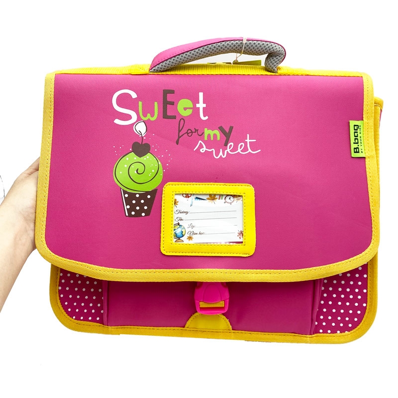 Cặp Học Sinh B.Bag Sweet C-12-028 - Màu Hồng Đậm