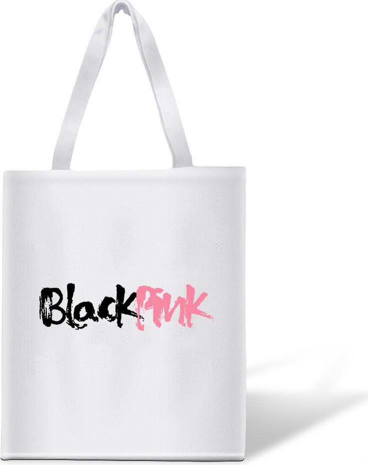 Túi tote vải in chữ BlackPink