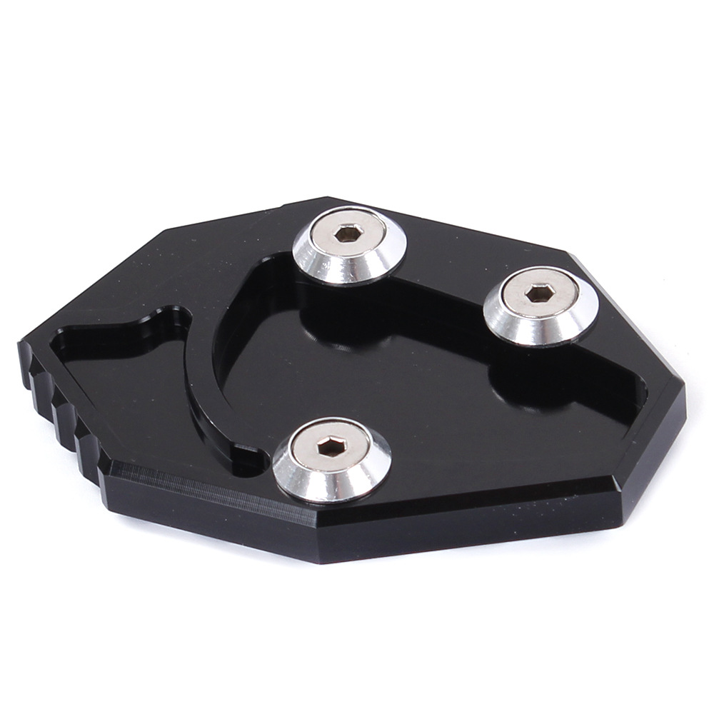 CNC Aluminum Motorcycle Kickstand Side Stand Extension Pad Plate Cover for Kawasaki GTR 1400 ZX14R