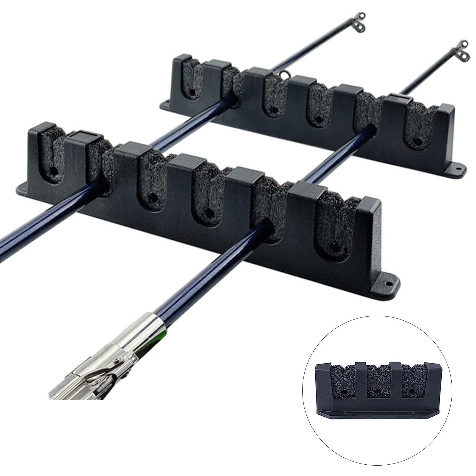 Fishing Rod Holder Easy Installation Wall Mount Pole Storage Rack for Fishing