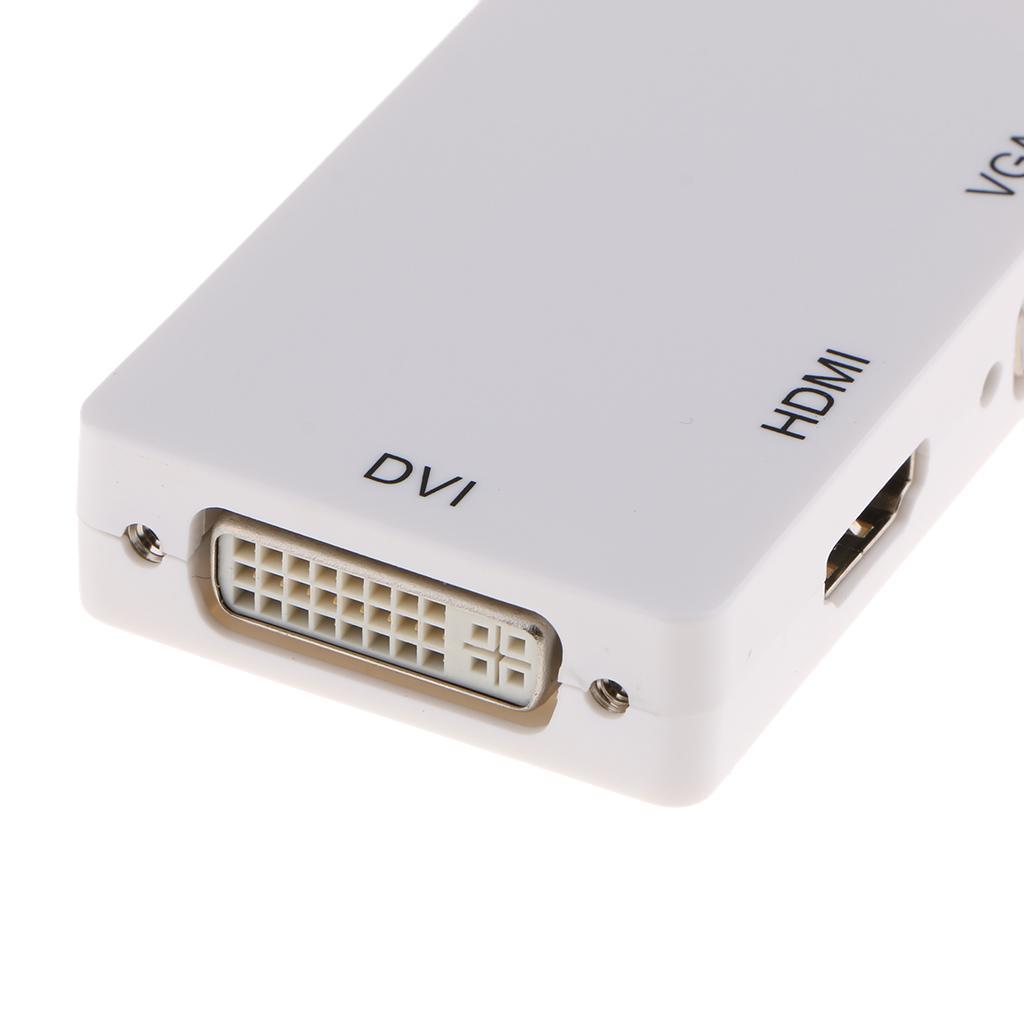 3In 1 DP Port Male to Female DVI VGA Connector Cable Adapter For Laptop