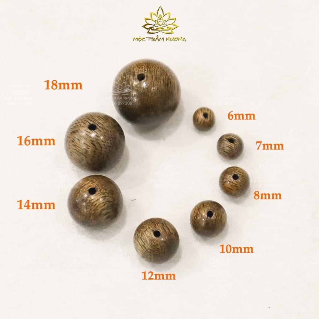 Hạt Trầm Hương Dùng Mix Vòng Tay + Tặng Dây - Trầm Hương Tự Nhiên 100%