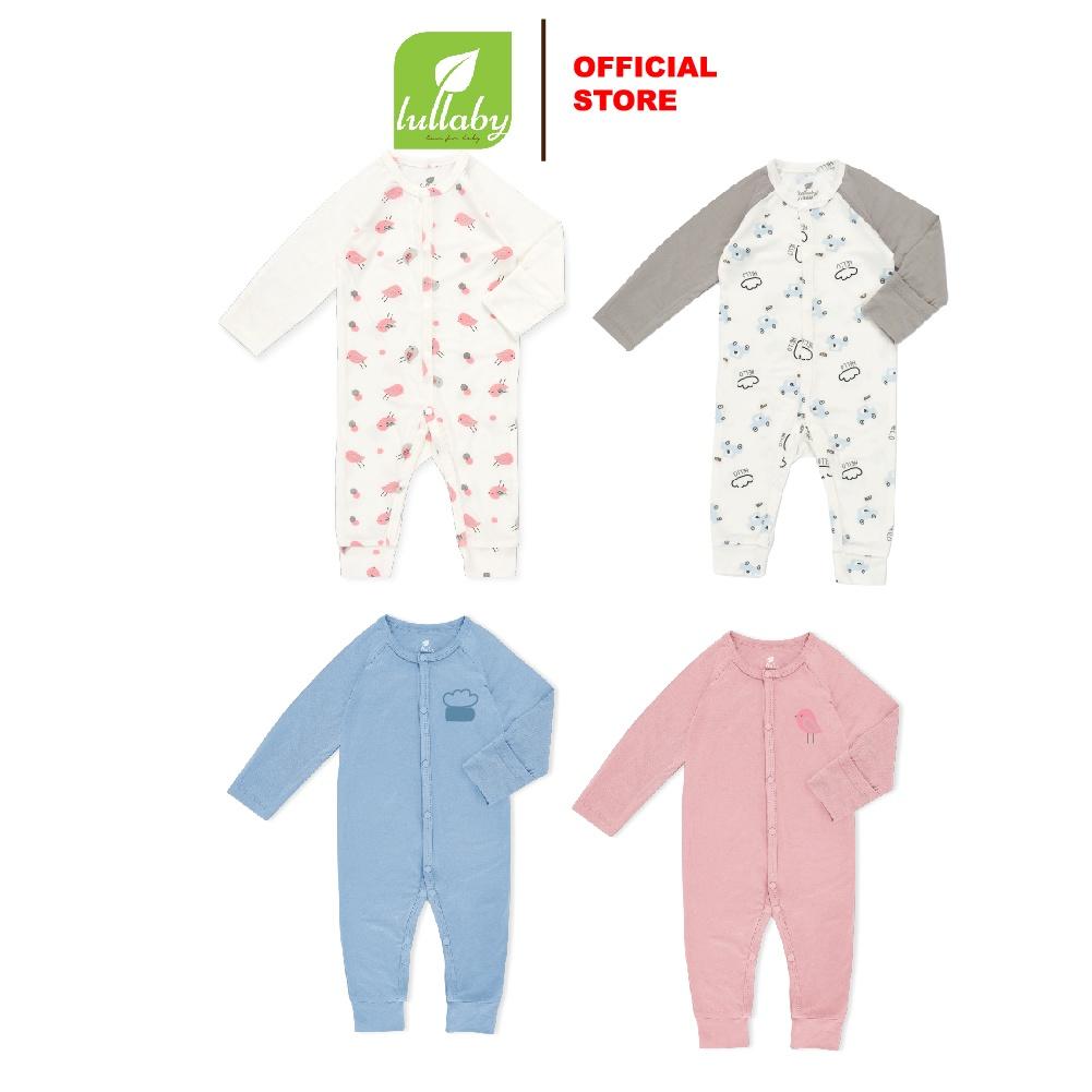 LULLABY - Sleepsuit cài giữa bé trai/bé gái NH114V