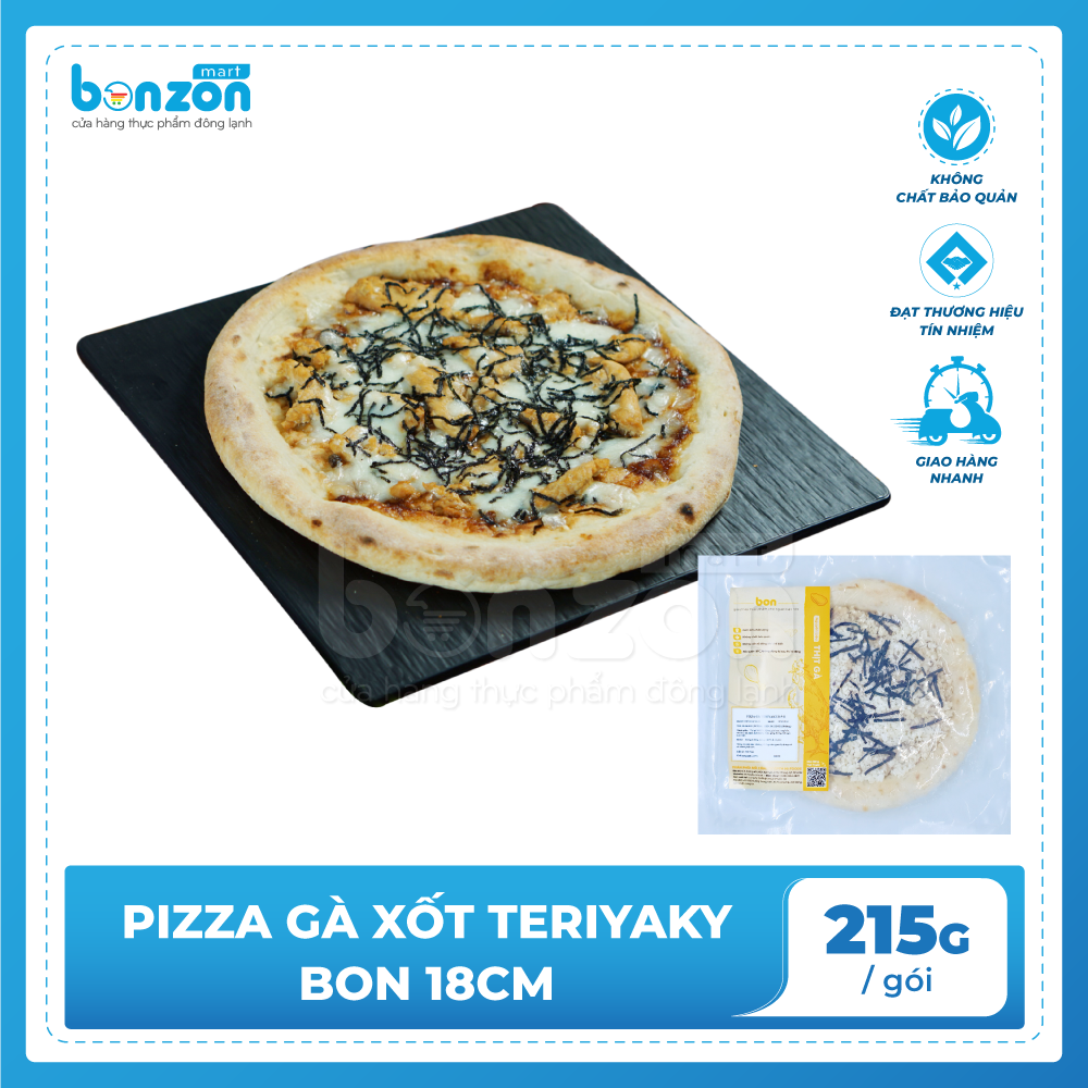 Pizza gà xốt teriyaky BON 215gr