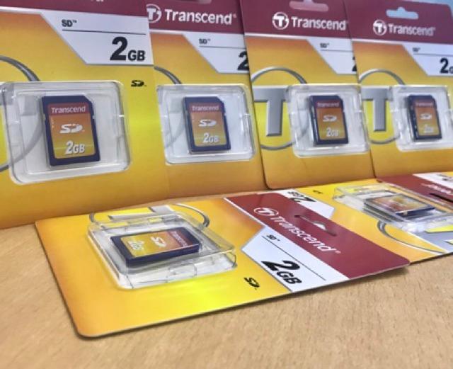 Thẻ nhớ máy ảnh SD 2GB Transcend , Chính hãng