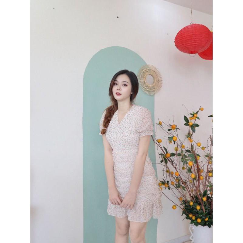 Đầm WONDERHOUSE bèo nhún thân