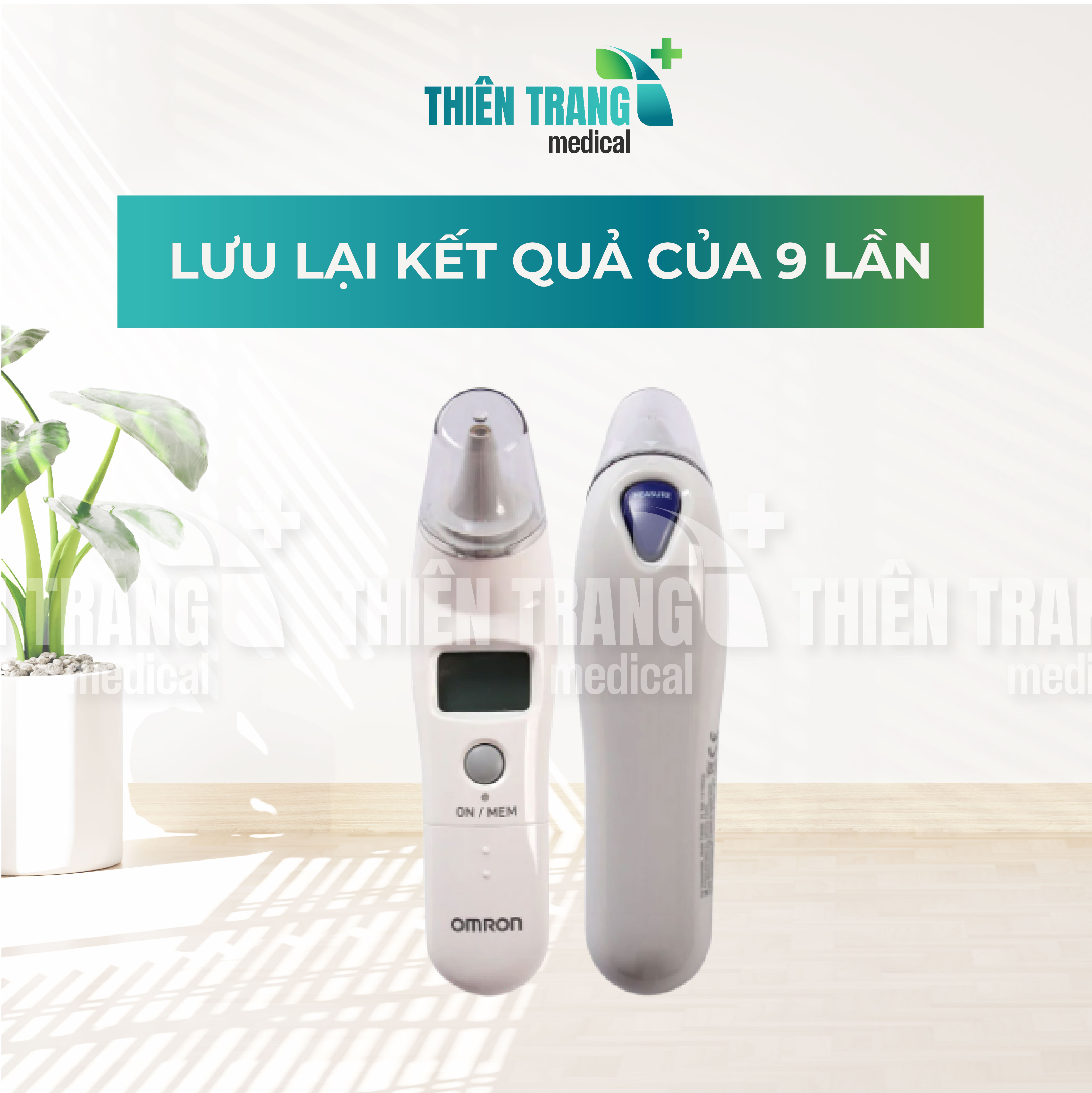 NHIỆT KẾ ĐIỆN TỬ OMRON MC-246 (Trắng) Thiên Trang Medical