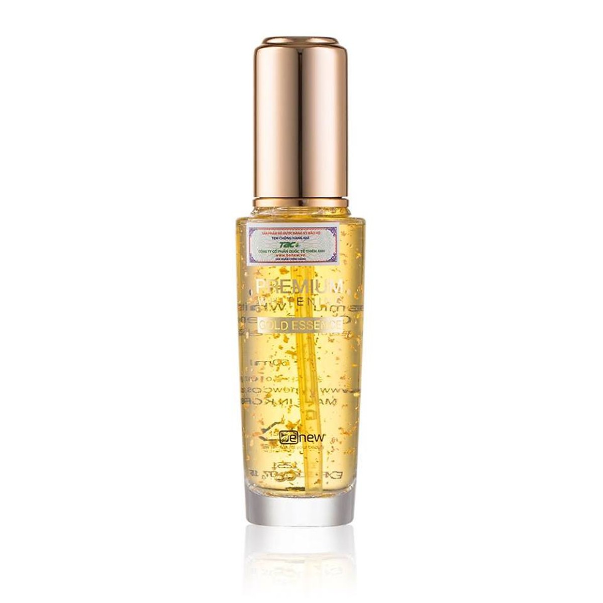 Tinh chất serum vàng 24k dưỡng trắng da chống lão hóa se khít lỗ chân lông - Benew Premium Whitening Gold Essence 50ml