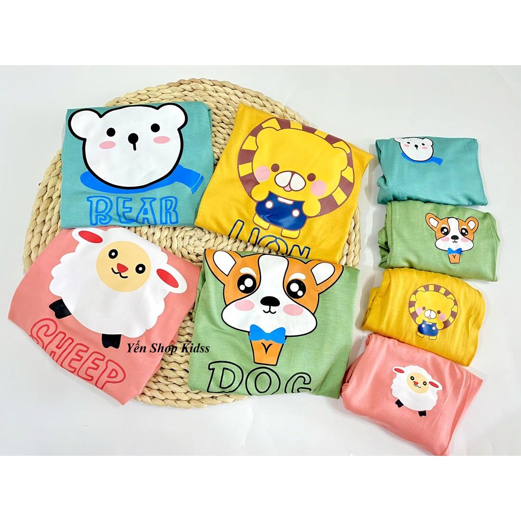 Bộ Dài Tay Minky Mom Chất Thun Lạnh Họa Tiết Cực Đẹp Cho Bé