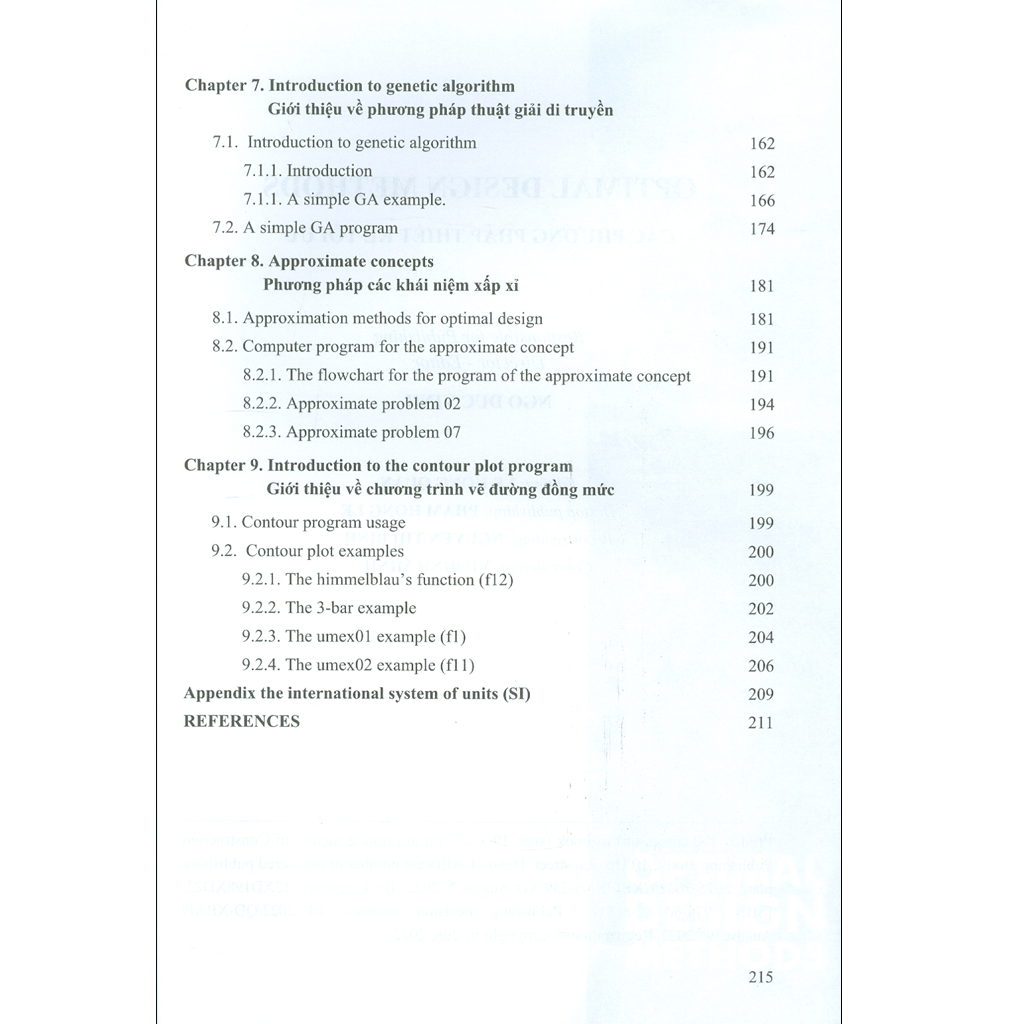 OPTIMAL DESIGN METHODS - Các Phương Pháp Thiết Kế Tối Ưu