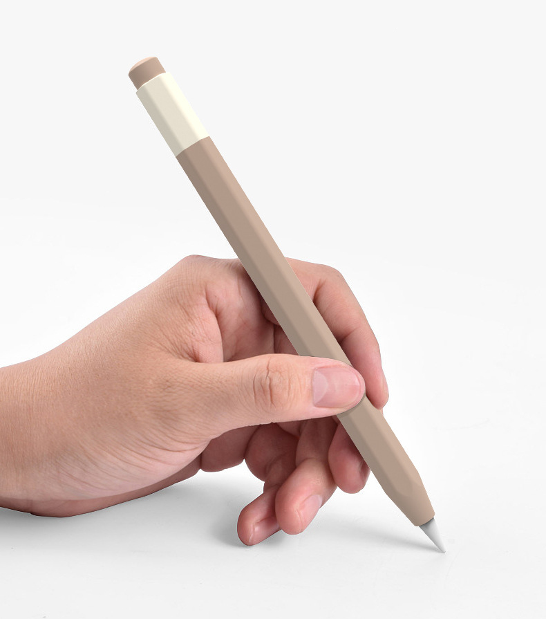 Ốp silicon bảo vệ Apple Pencil USB-C kiểu bút chì kim - Hàng Chính Hãng