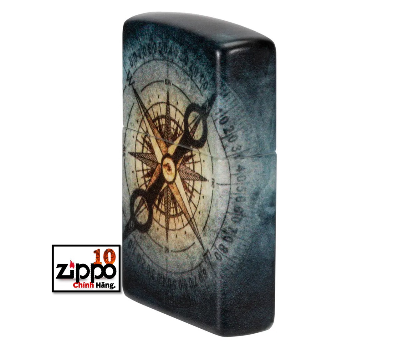 Bật lửa Zippo 48562 Compass Ghost Design(Dạ Quang) - Chính hãng 100%