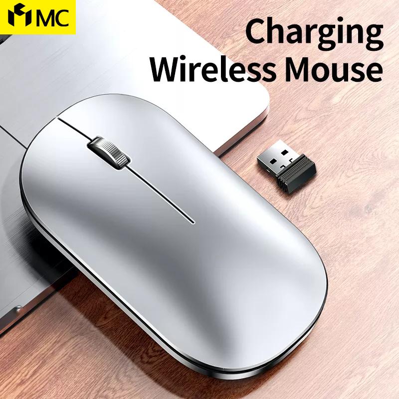 MC 502 2.4G Không Dây Bluetooth Chuột Tắt Tiếng Noiseless Sạc Không Dây Mous Với Đầu Thu USB Chuột
