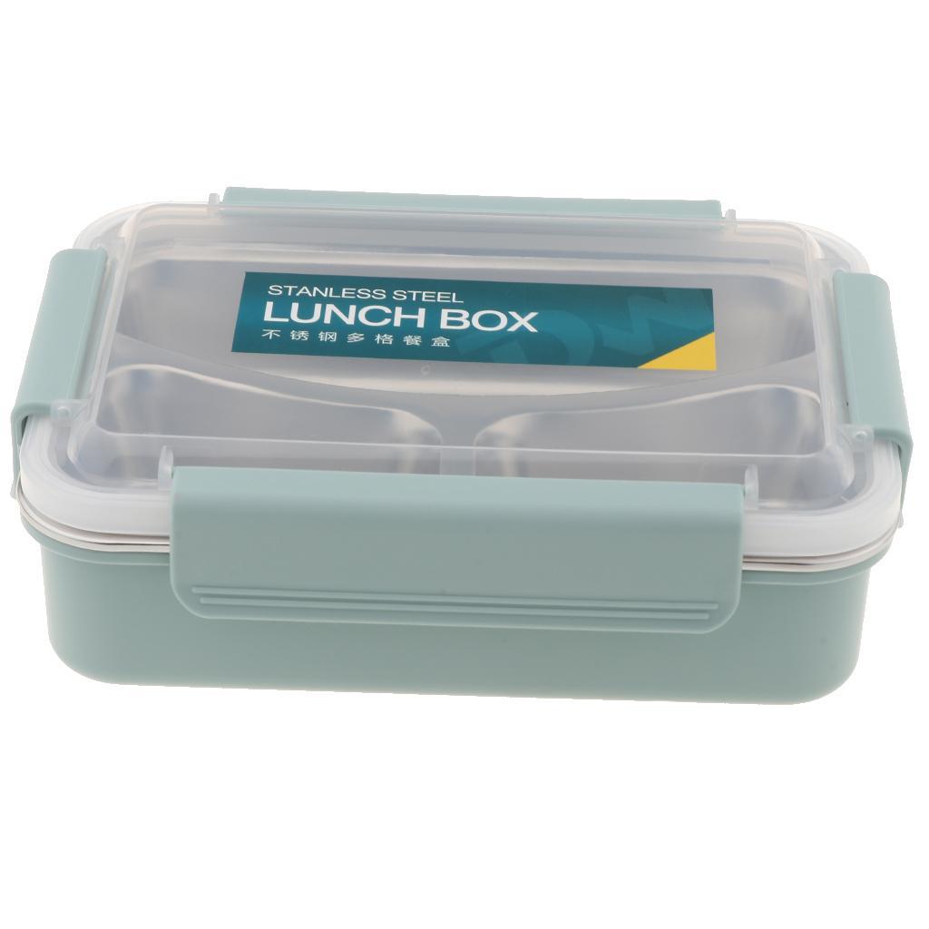 Stainless Steel Lunch Box Dinnerware Kids Food Container