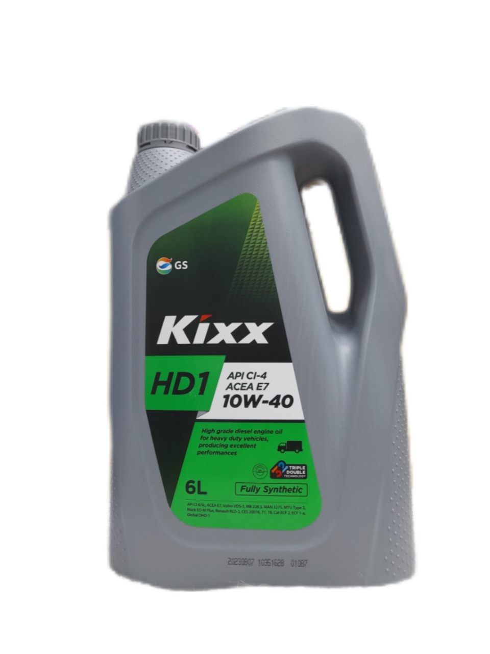 Nhớt Động Cơ Máy Dầu KIXX HD1 CI-4 E7 10W40 6L | Nhập khẩu Hàn Quốc