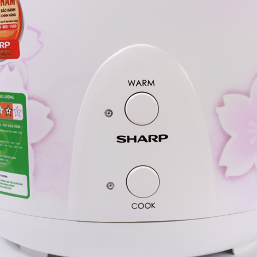 Nồi cơm điện nắp gài Sharp KS-N192ETV 1.8 lít ( màu ngẫu nhiên) - Hàng chính hãng