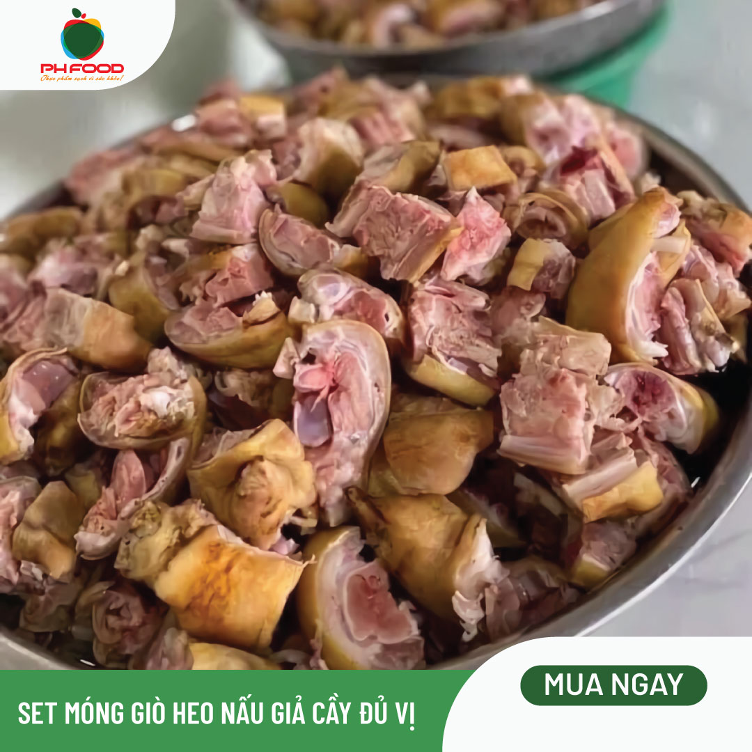 - Set Móng Giò Heo Nấu Giả Cầy Đủ Vị - Chưa Chín