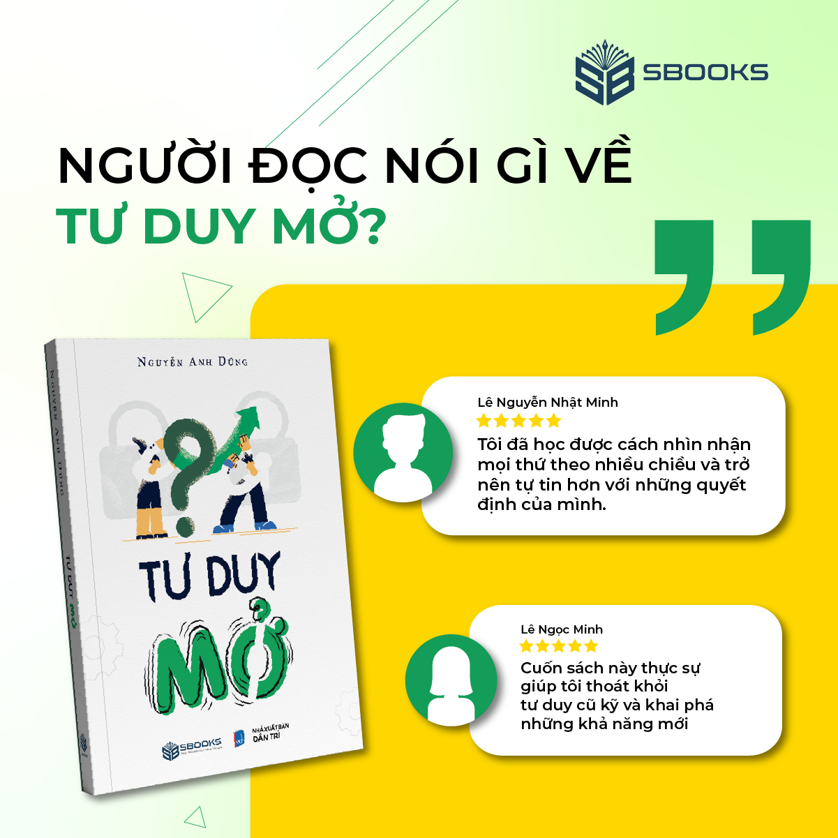 Sách - Tư Duy Mở (Nguyễn Anh Dũng) - SBOOKS