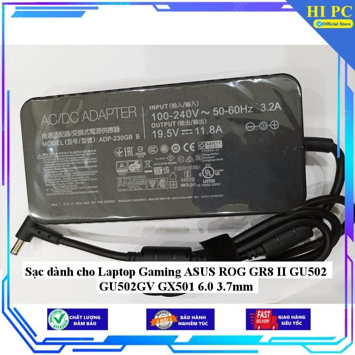 Sạc dành cho Laptop Gaming ASUS ROG GR8 II GU502 GU502GV GX501 6.0 3.7mm - Kèm Dây nguồn - Hàng Nhập Khẩu