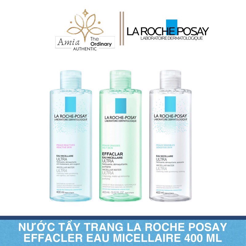 Tẩy trang La Roche-Posay Effaclar Micellar Water - Nước tẩy trang La Roche Posay cho da dầu, nhạy cảm