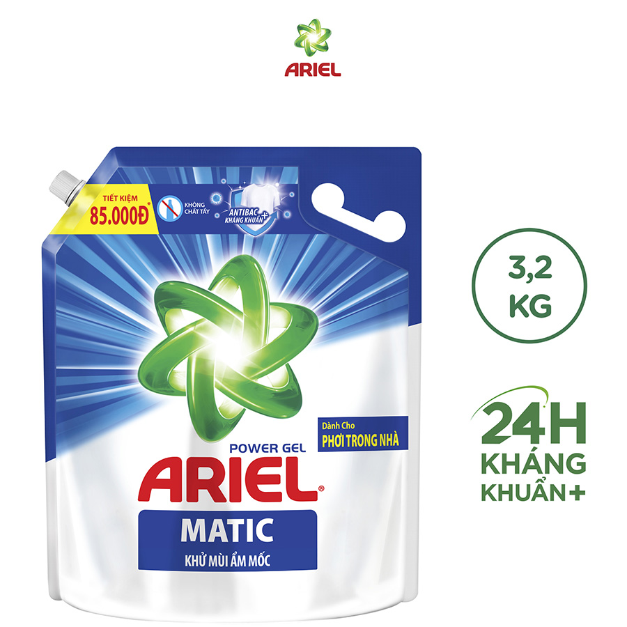 Nước Giặt Ariel Khử Mùi 3.25kg