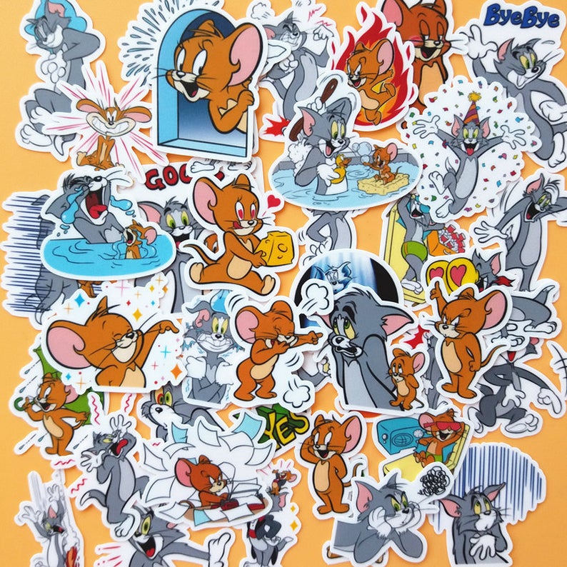 Set 30-60 Tom and Jerry   sticker
