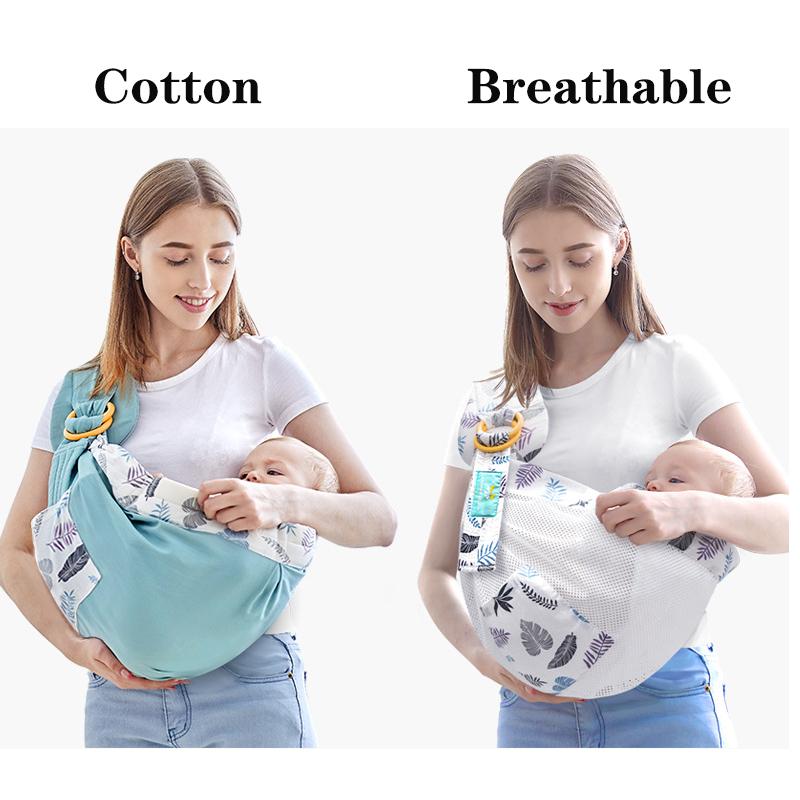 Đai Địu Em Bé Baby Sling Tàu Sân Bay Cho Bé Sơ Sinh Tàu Sân Bay Sling Tải 20KG Bền Cho Bé Quấn Ergonomic Bé Kangaroo Giá Đỡ Cho Con Bú Túi